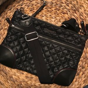 Medium black crosby crossbody